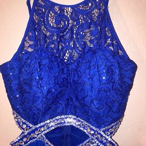 A quince court dress/ a fancy dance dress